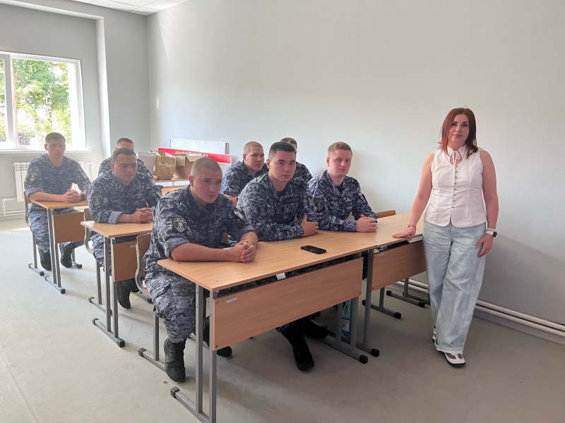 В отделе вневедомственной охраны прошло профилактическое занятие по борьбе с зависимостями